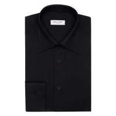 Camasa barbati slim stretch neagra C001SL