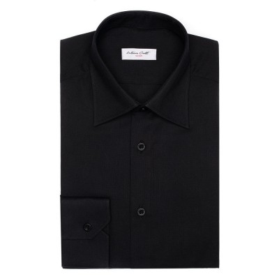 Camasa barbati slim stretch neagra C001SL foto