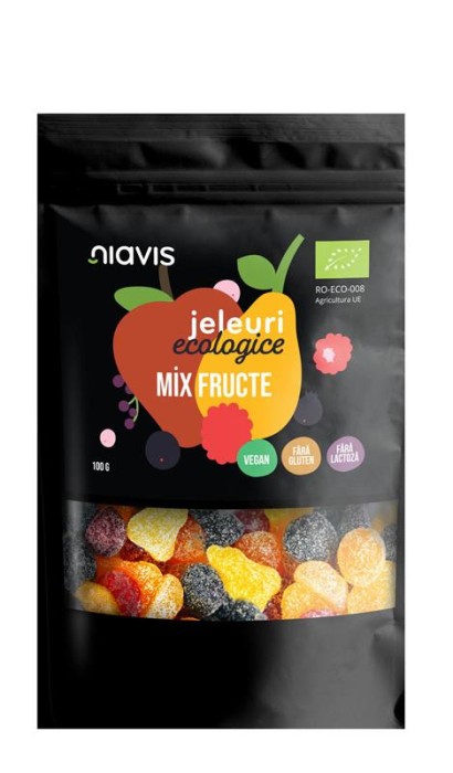 Jeleuri Mix Fructe Ecologice 100 grame Niavis