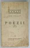 ION PILLAT , POEZII , VOLUMUL III : 1937 - 1941 EDITIE DEFINITIVA , APARUTA 1944 , PREZINTA PETE SI URME DE UZURA