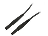 Cablu măsurare 19A soclu banană 4mm mufa banană 4mm