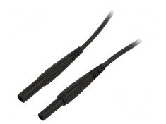 Cablu măsurare 19A soclu banană 4mm mufa banană 4mm
