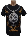 Tricou barbatesc imprimeu king - L
