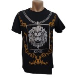 Tricou barbatesc imprimeu king - S