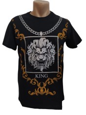 Tricou barbatesc imprimeu king - L