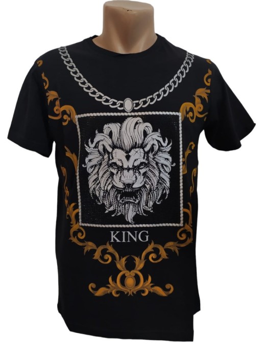 Tricou barbatesc imprimeu king