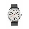 Ceas Barbatesc Matteo Ferari MF8236LTHNEGRUSILVERA, Elegant Business, Curea Piele, Analogic, Cadran 48mm, Rezistent Apa