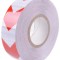 Banda reflectorizanta adeziva tip fagure - SAGEATA ROSU-ALB rola 5cm x 25m