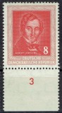 DDR , RDG , GERMANIA -1952 COMPOZITORI ,ALBERT LORTZING NESTAMPILAT FILIGRAM RAR, Stampilat