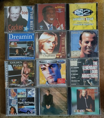 CD -uri cu muzică internațională, Pop , Rock , Disco , Blues foto
