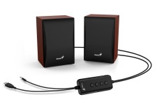 BOXE GENIUS 2.0, bluetooth, RMS: 3W (2 x 1.5W), USB power, wood, &quot;SP-HF380BT&quot; &quot;31730034402&quot; (timbru verde 0.8 lei)