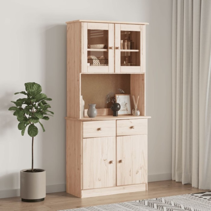 vidaXL Dulap &icirc;nalt ALTA, 77x35x73 cm, lemn masiv de pin