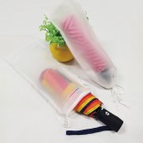 Set 4 Huse Umbrelă Wet Protect, 13x33 cm, PEVA Impermeabil, Alb