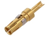 Pin mamă cupru aurit 20AWG&divide;16AWG pentru lipire cablu 10A