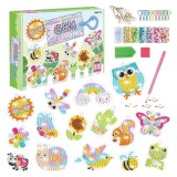 Cumpara ieftin Set brelocuri cu diamante pentru copii, insecte, animale, 15 modele, accesorii incluse, multicolor