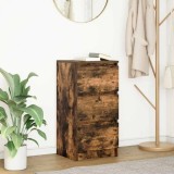 VidaXL Bufetă Stejar afumat 37,5x35x76 cm Lemn prelucrat