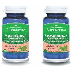 Pachet Momordica (Castravete Amar) 60cps+60cps (50% reducere la al doilea produs)