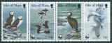 ISLE OF MAN 1989 WWF FAUNA PROTEJATA PASARI, Nestampilat