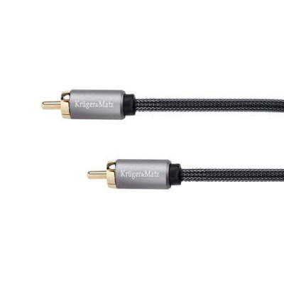 Cablu 1rca-1rca 1.0m kruger&amp;amp;matz foto