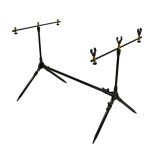 Rod Pod Pescuit Kamasaki Aluminiu 3 Posturi Negru 50-60cm Ajustabil 70-120cm