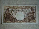 Bancnota 2000 lei 18 noiembrie 1941 ROMANIA - Studiati Foto