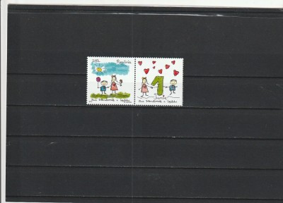 ROMANIA 2012 LP 1943 b ZIUA INTERNATIONALA A COPILULUI CU VINIETA MNH NESTAMP foto