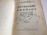 PATRIARHUL MIRON CRISTEA, CUVANTARI SI PREDICI. BUCURESTI 1928 CU DEDICATIA PATRIARHULUI- REGENT !