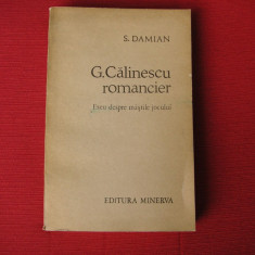 S. DAMIAN - G. CALINESCU ROMANCIER (dedicatie, autograf)