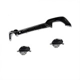 Difuzor M cu Ornamente Toba Negru - BMW 3 Series G20 (2019+) 3.40i, Oem