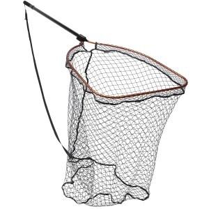 Minciog Telescopic SAVAGE GEAR Full Frame Net XL Rubber XL-Mesh, 70x85x292cm foto
