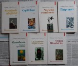 7 vol. Cristian Tudor Popescu (Timp mort Omohom Nobelul romanesc Vremea minzului sec Un cadavru umplut cu ziare Romania abtibild Copiii fiarei) - CTP