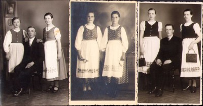 HST P246 Lot 3 poze sași studio Angelo și Klein Brașov anii 1930 foto