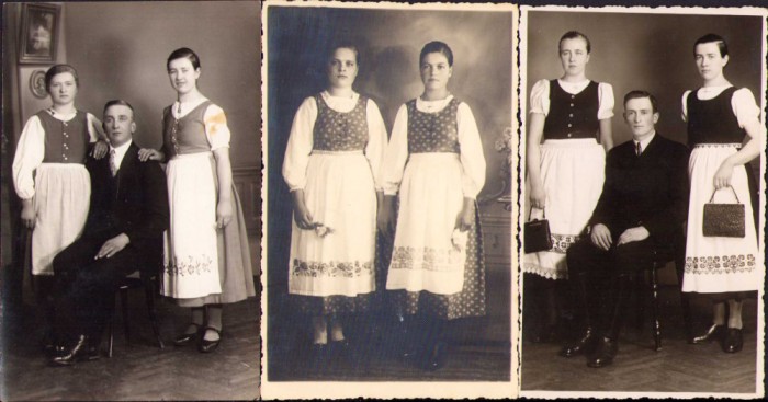 HST P246 Lot 3 poze sași studio Angelo și Klein Brașov anii 1930