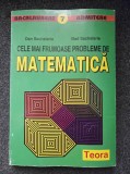 CELE MAI FRUMOASE PROBLEME DE MATEMATICA - Sachelarie