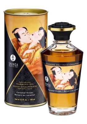 Ulei Afrodiziac Cu Efect De Caldura Caramel Kisses, 100 ml foto