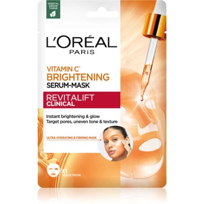 L&amp;rsquo;Or&amp;eacute;al Paris Revitalift Clinical masca pentru albirea tenului cu vitamina C 26 g foto