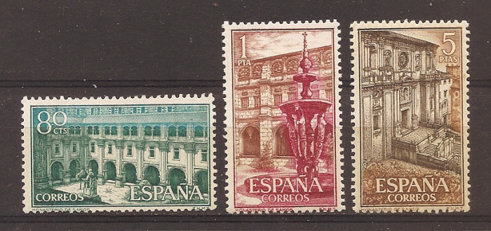 Spania 1960 - Mănăstiri și Abații, MNH