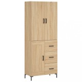 Cumpara ieftin Dulap inalt, stejar sonoma, 69,5x34x180 cm, lemn compozit