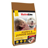 Nutraline Caine Puppy &amp; Junior Mediu, 12.5 kg