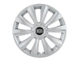 Cumpara ieftin Set 4 capace roti Delta cromat R15 pentru gama auto Kia, Autohelix MSA