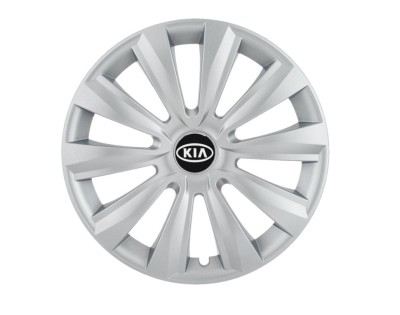Set 4 capace roti Delta cromat R14 pentru gama auto Kia foto