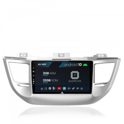 Navigatie Hyundai Tucson 3 (2015-2018), Android 10, P-Quadcore 2GB RAM + 32GB ROM, 9 Inch - AD-BGP9002+AD-BGRKIT176 foto