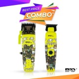 Cumpara ieftin Set MRD - Masina de tuns Smart Brain + Masina de contur Smart Brain - fara fir - Verde - Olympics