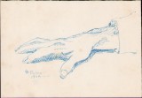 HST A1651 Schiță de Dimitrie &quot;Puiu&quot; Eitel 1940 semnată