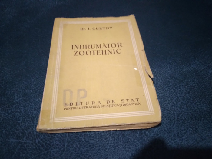 I CURTOV - INDRUMATOR ZOOTEHNIC 1951