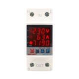 Releu protectie tensiune Sinotimer SVP-719-63A monofazat 63A 2P 230V