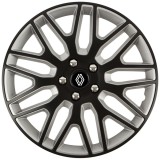 Set 4 Capace Roti 17 inchi (R17) Dakar Negru-Gri, Compatibile Cu Renault Nou