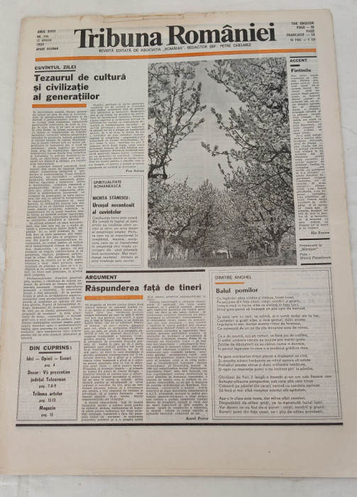 Tribuna Rom&acirc;niei (15 aprilie 1989) Nr. 386