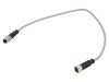 Cablu HARTING 5 pini M12 pentru senzori și automatizări 0,5m PVC