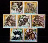 ✅(S3) Guinea Ecuatoriala 1976 ,&quot; Animale - Mamifere din Asia &quot;, serie Michel 938/944, MNH, Nestampilat